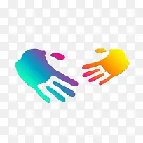 彩色手印-空若网 彩色手印-空若网