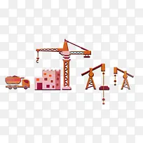 手绘吊车-空若网 手绘吊车-空若网