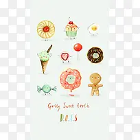 手绘卡通食物壁纸-空若网 手绘卡通食物壁纸-空若网