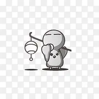 小和尚手绘插图-空若网 小和尚手绘插图-空若网