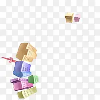 卡通城市彩色夏天-空若网 卡通城市彩色夏天-空若网