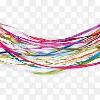 凌乱彩色布带-空若网 凌乱彩色布带-空若网