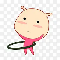 创意小动物转呼啦圈-空若网 创意小动物转呼啦圈-空若网