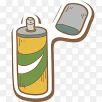 矢量手绘喷雾素材-空若网 矢量手绘喷雾素材-空若网