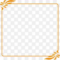 橙色印花边框-空若网 橙色印花边框-空若网