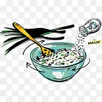 手绘米饭-空若网 手绘米饭-空若网