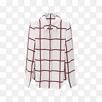 格子白色衬衫-空若网 格子白色衬衫-空若网