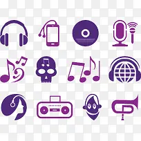 音乐类图标-空若网 音乐类图标-空若网