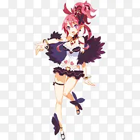 手绘红发女孩-空若网 手绘红发女孩-空若网