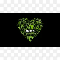 绿色图标爱心标志-空若网 绿色图标爱心标志-空若网