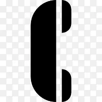 电话听筒图标-空若网 电话听筒图标-空若网