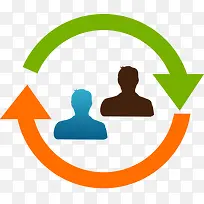 矢量ppt素材人头信息-空若网 矢量ppt素材人头信息-空若网