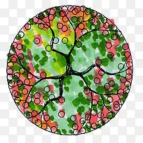 彩色主题平面素材-空若网 彩色主题平面素材-空若网