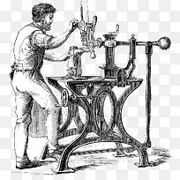 中世纪工匠插画-空若网 中世纪工匠插画-空若网