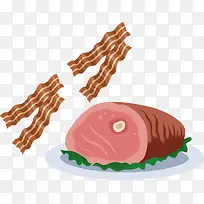 午餐肉PNG矢量素材-空若网 午餐肉PNG矢量素材-空若网