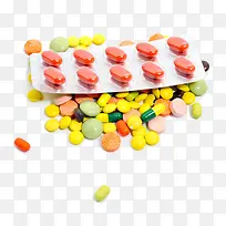 彩色药丸药片-空若网 彩色药丸药片-空若网