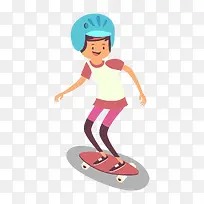 矢量 卡通手绘 滑冰-空若网 矢量 卡通手绘 滑冰-空若网