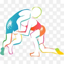 摔跤人物-空若网 摔跤人物-空若网