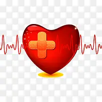 爱心心电图-空若网 爱心心电图-空若网