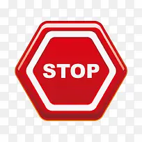 停止标志png矢量素材-空若网 停止标志png矢量素材-空若网