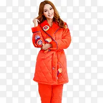 橙色睡衣淘宝模板图片-空若网 橙色睡衣淘宝模板图片-空若网