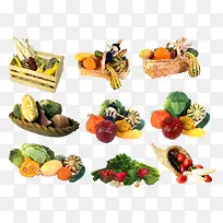 篮筐里的蔬菜各式-空若网 篮筐里的蔬菜各式-空若网