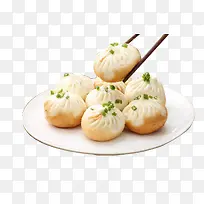 一盘美味生煎包-空若网 一盘美味生煎包-空若网