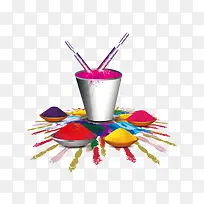 水彩粉和水彩桶-空若网 水彩粉和水彩桶-空若网