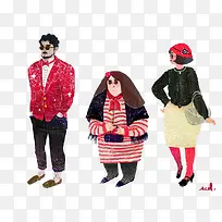 水彩人物-空若网 水彩人物-空若网