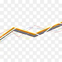 彩色折线素材-空若网 彩色折线素材-空若网