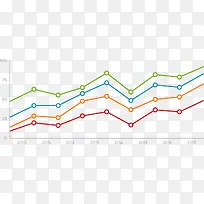 矢量创意设计数据折线图表-空若网 矢量创意设计数据折线图表-空若网
