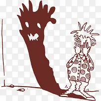 手绘鬼影企业文化插画-空若网 手绘鬼影企业文化插画-空若网