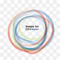 矢量彩色线圈-空若网 矢量彩色线圈-空若网