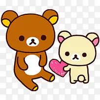 熊爱情红心装饰-空若网 熊爱情红心装饰-空若网