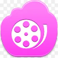 多媒体Pink-cloud-icons-空若网 多媒体Pink-cloud-icons-空若网