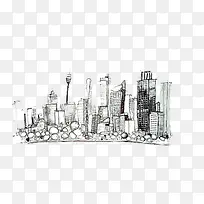 城市手绘-空若网 城市手绘-空若网