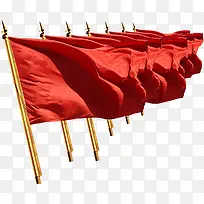 摄影红旗飘飘效果图-空若网 摄影红旗飘飘效果图-空若网