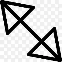 斜箭头图标-空若网 斜箭头图标-空若网