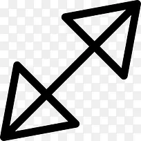 斜箭头图标-空若网 斜箭头图标-空若网