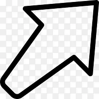 斜箭头图标-空若网 斜箭头图标-空若网