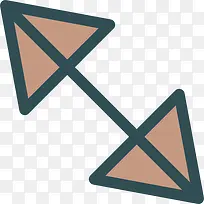 斜箭头图标-空若网 斜箭头图标-空若网