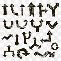 创意手绘箭头-空若网 创意手绘箭头-空若网