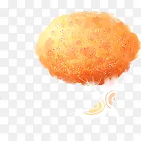 手绘卡通橘色创意-空若网 手绘卡通橘色创意-空若网