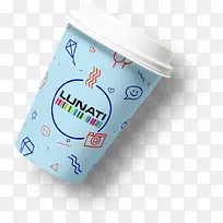 纸杯子装饰-空若网 纸杯子装饰-空若网