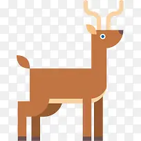 动物 扁平化动物 鹿-空若网 动物 扁平化动物 鹿-空若网
