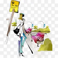 时尚街头美女造型-空若网 时尚街头美女造型-空若网