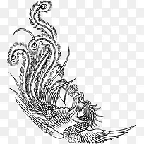 黑色创意龙纹造型-空若网 黑色创意龙纹造型-空若网