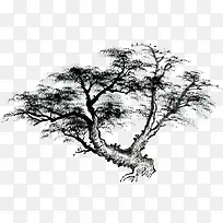 水墨的手绘树-空若网 水墨的手绘树-空若网