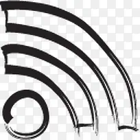 创意手绘无线标志-空若网 创意手绘无线标志-空若网