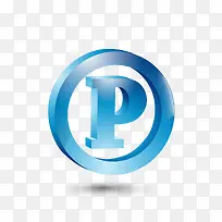 蓝色停车标志-空若网 蓝色停车标志-空若网